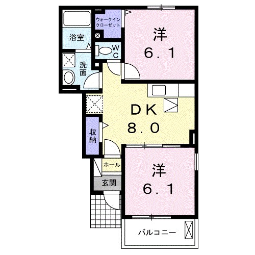 サニーコッティＡ 間取り