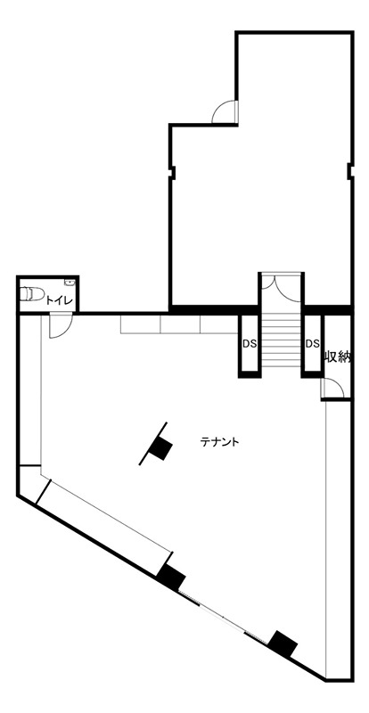 麻里布3丁目テナント 間取り