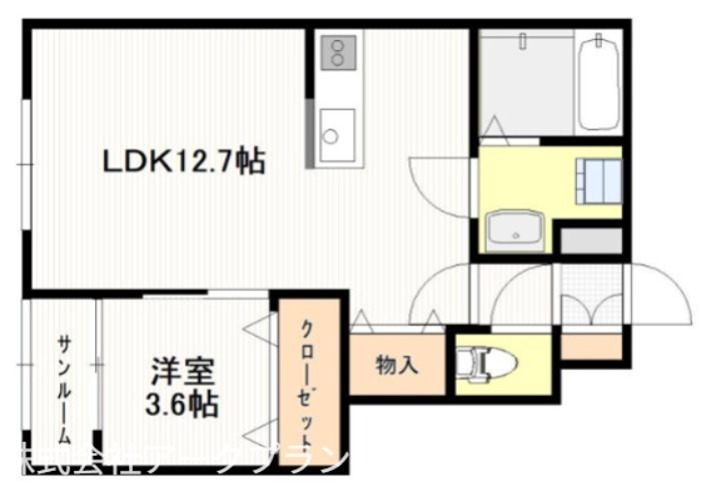 ゴッドバレー牛野谷 間取り
