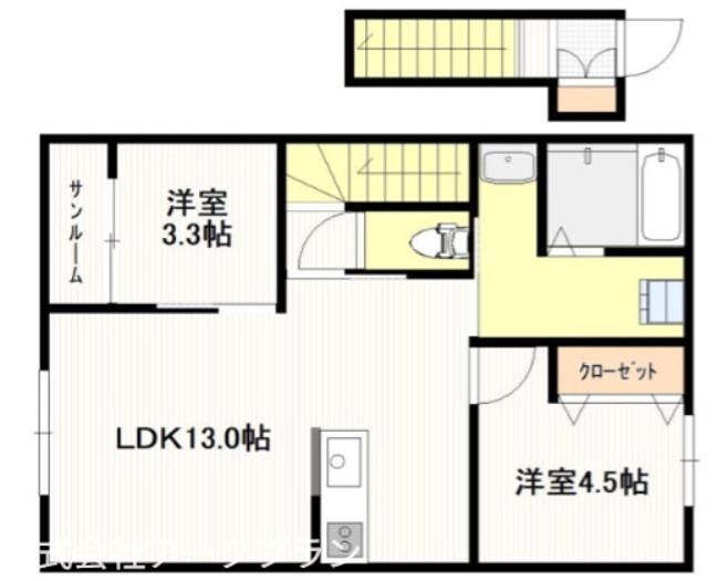 ゴッドバレー牛野谷 間取り