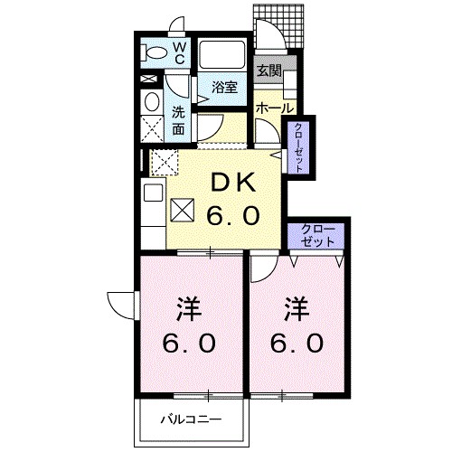 パーク　レガシィⅡ 間取り