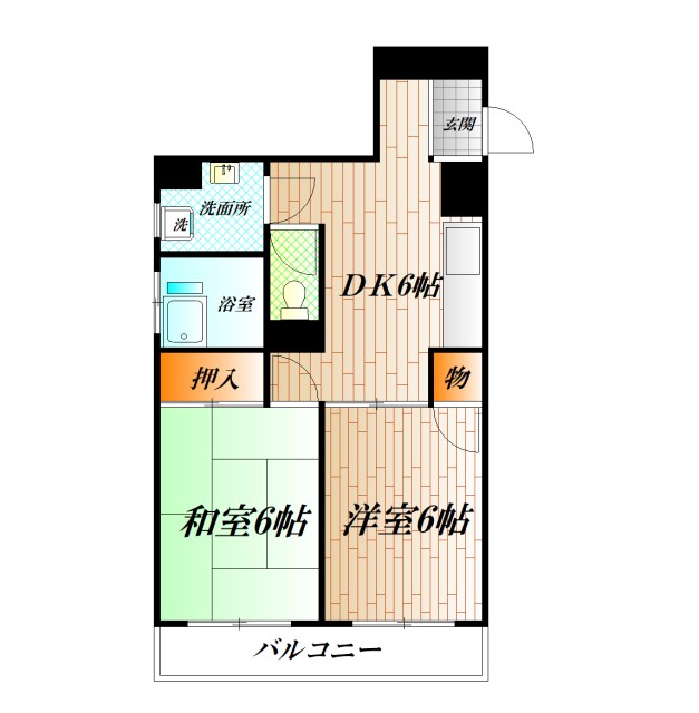 Gerbera Mansion Shioiri（ガーベラマンションシオイリ） 間取り図