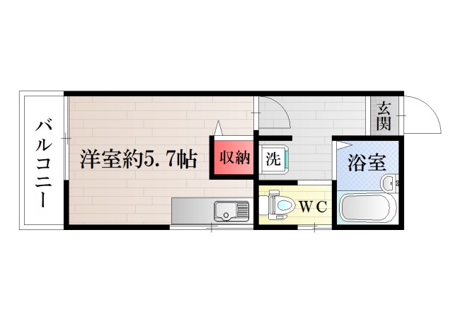 モンパルナス 間取り図