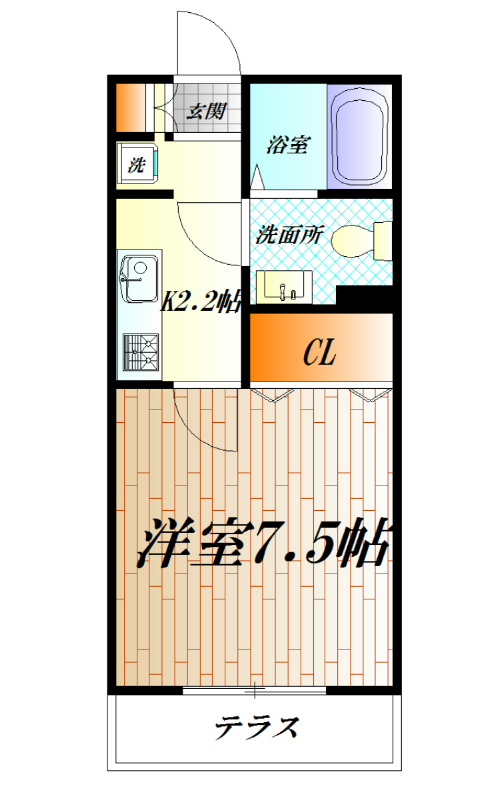 Maison　i 104号室 間取り