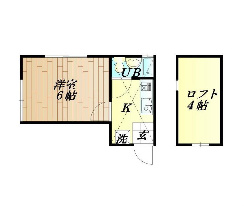 ハイツＭ 間取り図