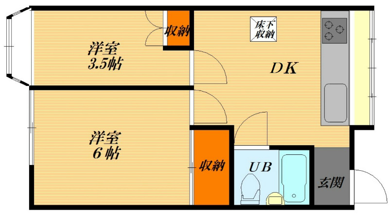 サンヨーⅠ 間取り