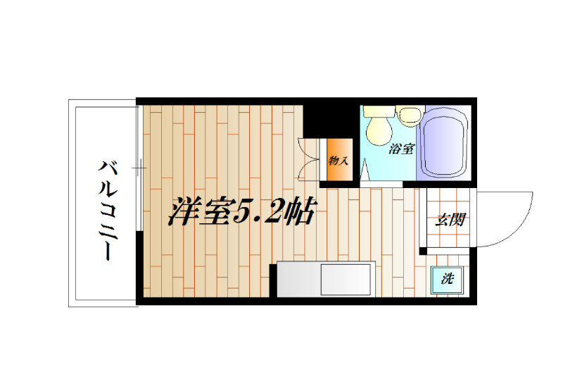 ヒノキビル 12号室 間取り