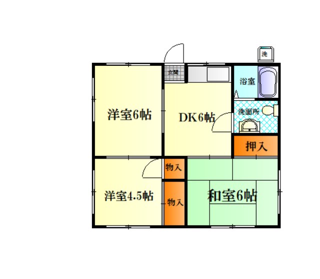 カサリンダ・Ⅶ 2Ｆ号室 間取り