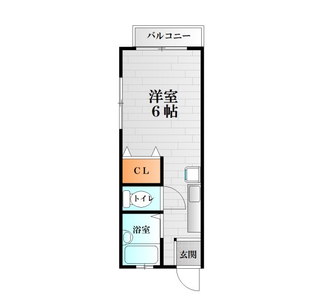 ラモーレ鈴木 202号室 間取り
