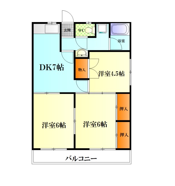 レスコ・モトヤシキ 間取り図