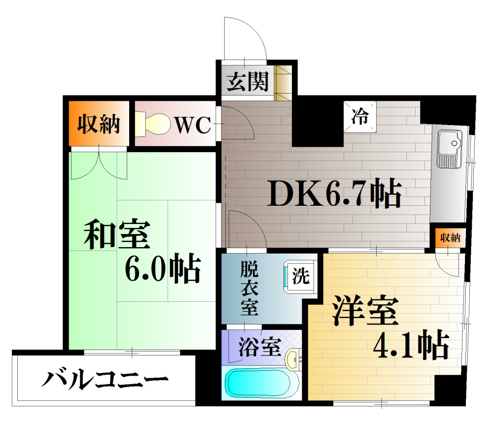 Ｔ＆Ｓハイツ 402号室 間取り