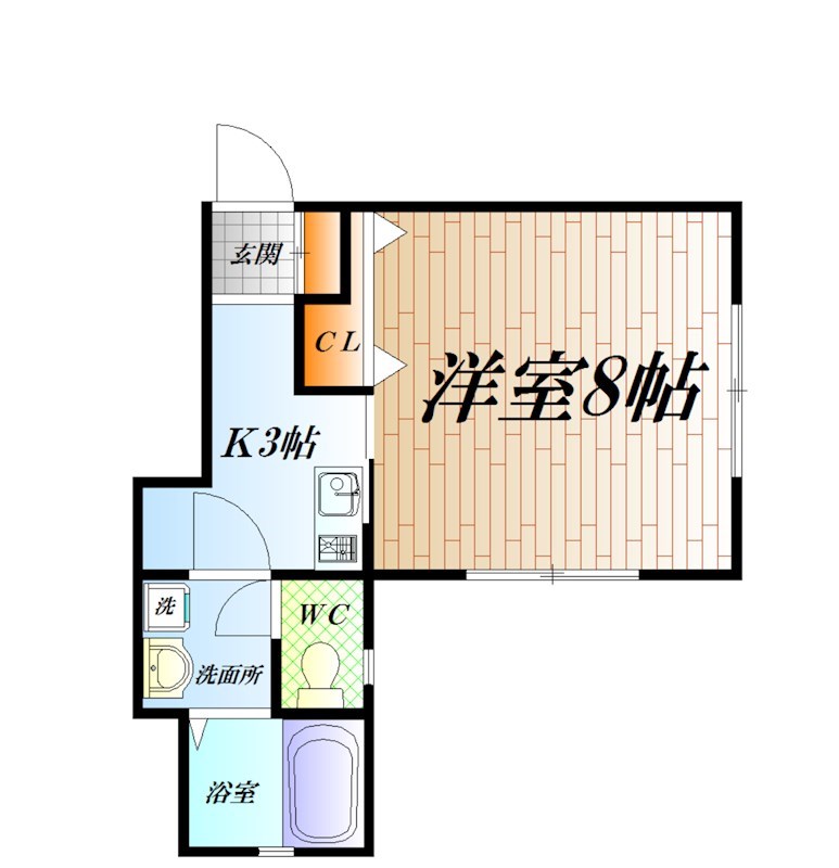 ビレッジ・うわまち 間取り図
