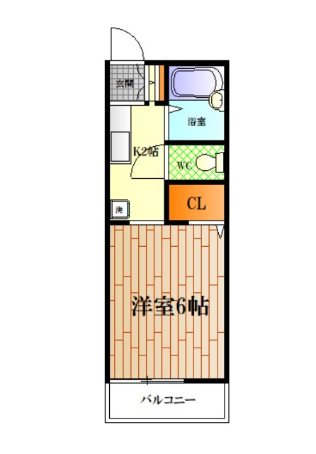 サンヒルズ森崎 101号室 間取り