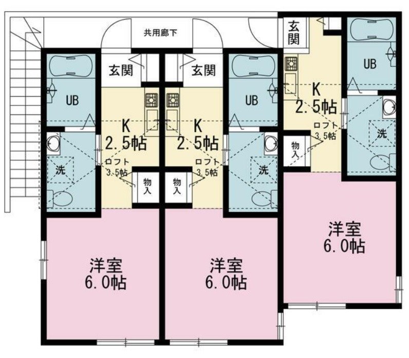 ルシェモア 103号室 間取り