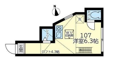 ユナイト田浦ロペス・ホルティージョ 間取り図