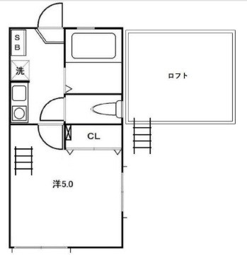 G・Aタウン県立大学Ⅱ 間取り図