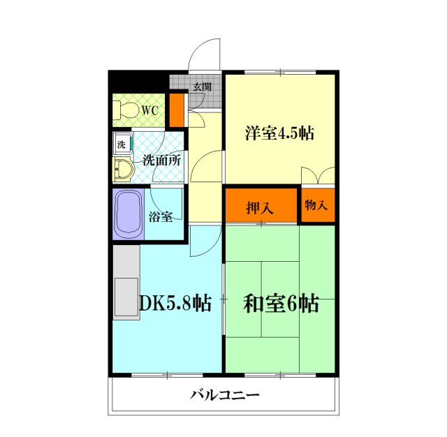 岩崎第2ビル 間取り図