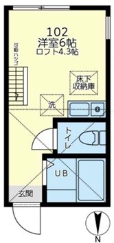 ユナイト逸見フリーチュア 間取り図