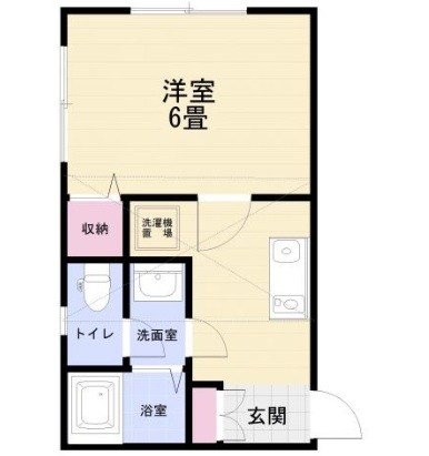 シーサイドハウス　Vol.2 202号室 間取り