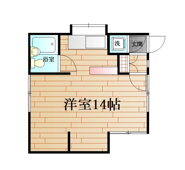 コーポネモト追浜 2F号室 間取り