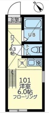 ユナイト・衣笠・アンシュレッタの杜 間取り図