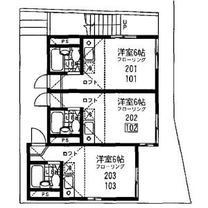 さくら横須賀中央 103号室 間取り