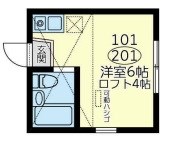 ユナイト田浦アステリオン(右) 間取り図