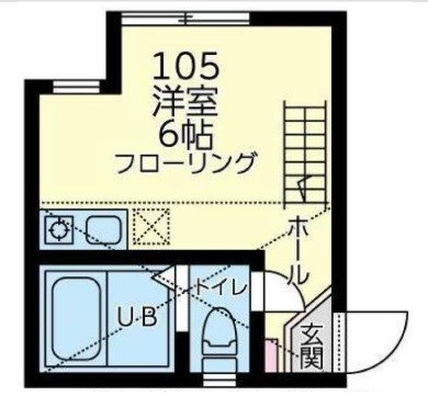 ユナイト・ステージ・モーリスの杜 105号室 間取り