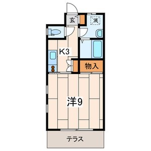 ベル・シャトー 101号室 間取り