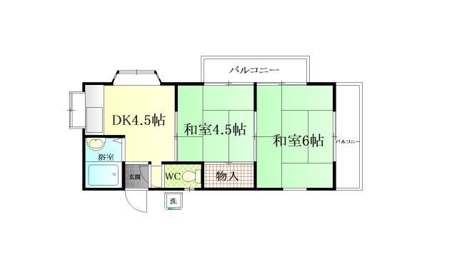 スカイ・ヒル 間取り図