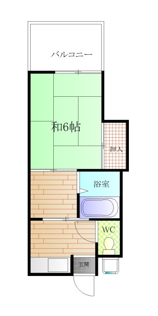 コーポ高木A棟 間取り図