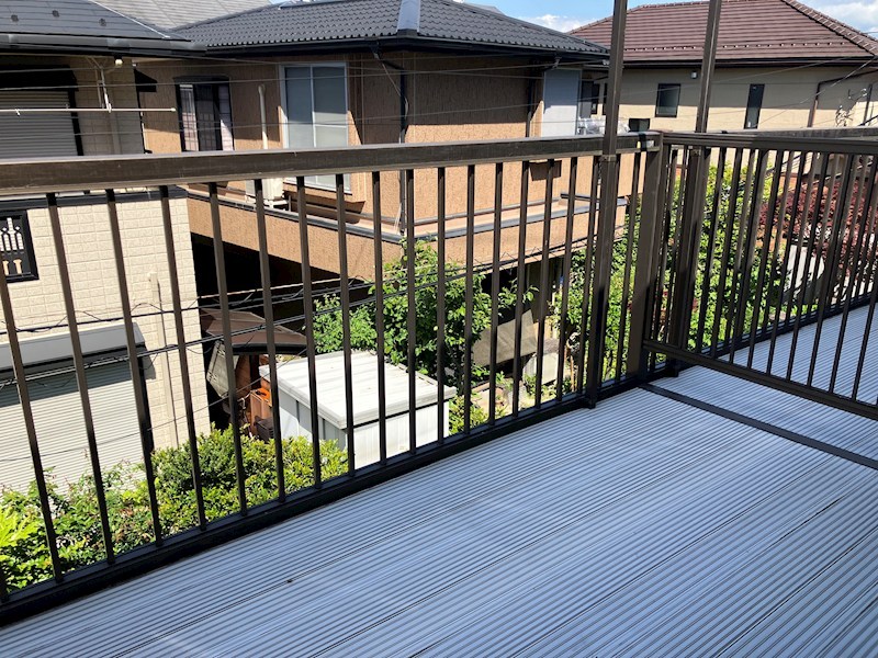 コーポ高木A棟 ベランダ