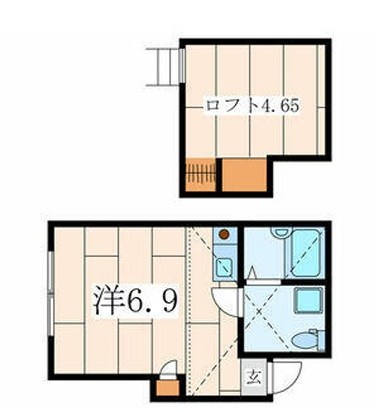 レジェンド壱番館 102号室 間取り
