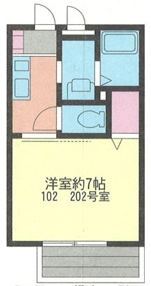 ハイツスガヤ 間取り図