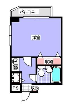 クリオ横須賀中央壱番館 504号室 間取り