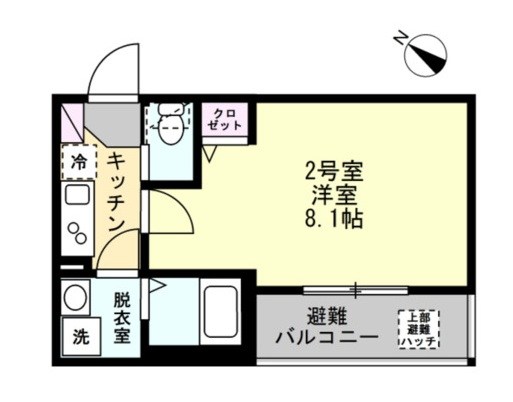 ベイルームMIRAI 間取り図