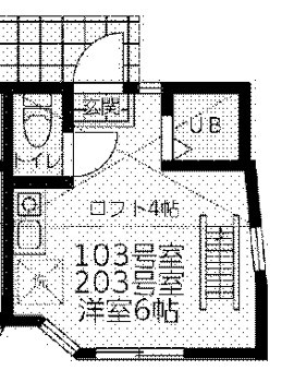 ユナイト・田浦・キャンドラー 間取り図