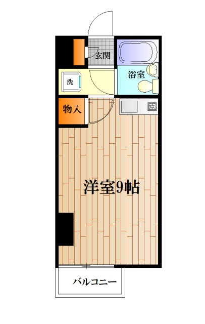 まめⅡ 102号室 間取り