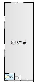 若松町3丁目テナント 2F号室 間取り