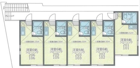 ネオ・ステージ横須賀中央 206号室 間取り
