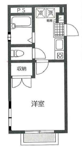 ハーモニー 203号室 間取り