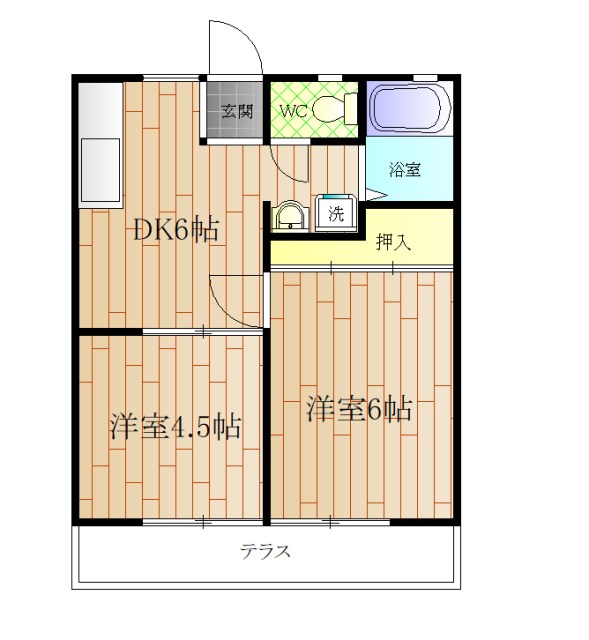 サンライズスズキ 間取り図