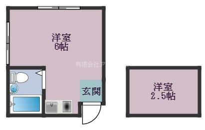 海風・ハイツ 間取り図