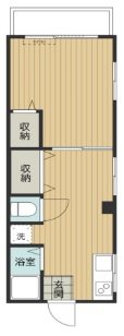 堀ノ内レンタハイツ 間取り図