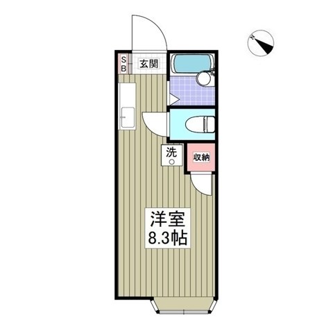 A・Iハイツ 103号室 間取り