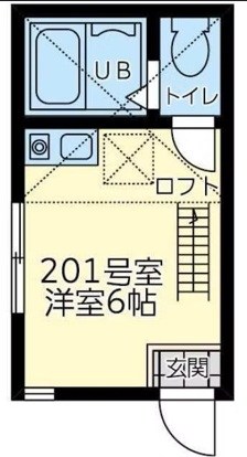 ユナイト田浦サンホセ 201号室 間取り