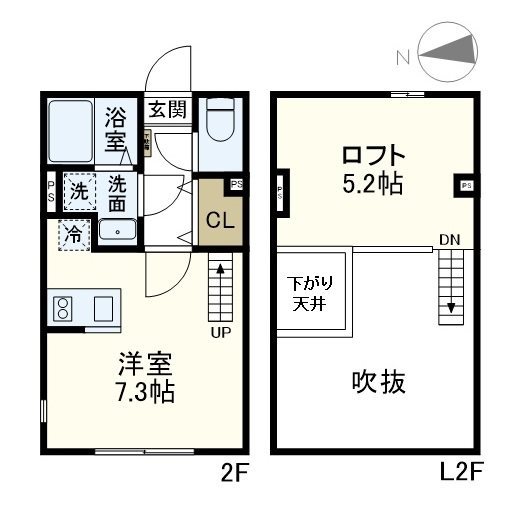 レーヴメゾン横須賀 0203号室 間取り