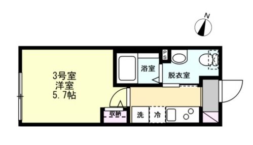 G-RESIDENCE 203号室 間取り