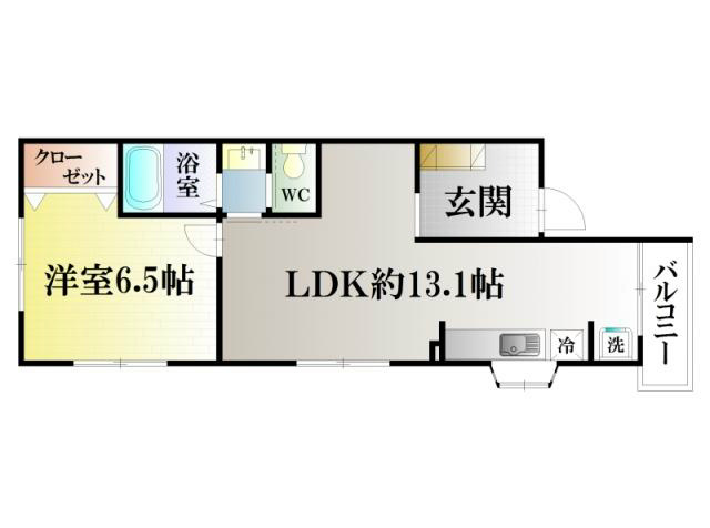 301号室 間取り