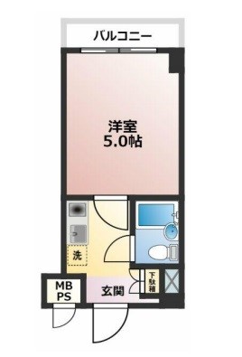 シルフィードキヌガサ 403号室 間取り